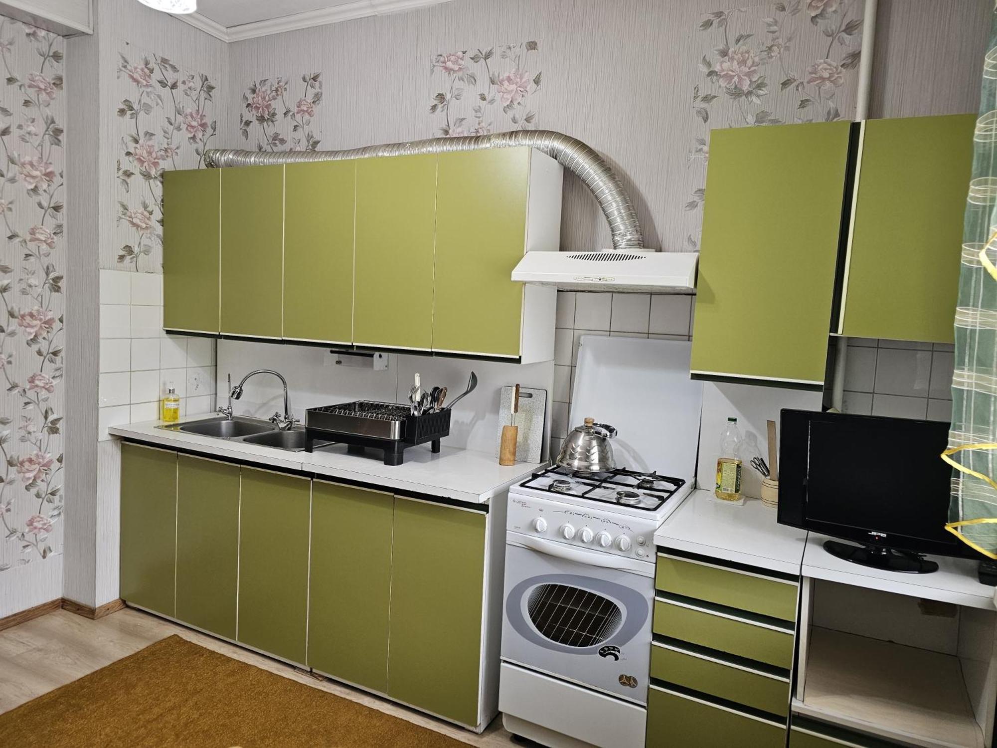 Apartment двух комнатная с видом на парк первого президента, 2 этаж из 9